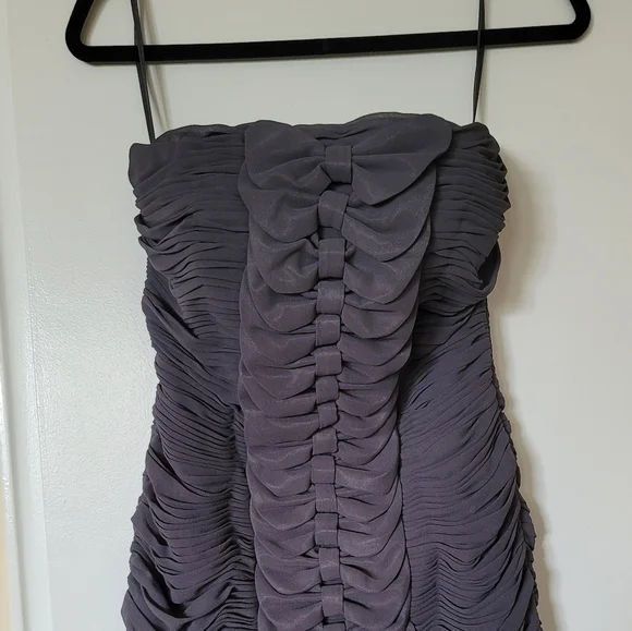 Rare Opulence Ruched Strapless Mini Dress - Picture 3 of 15